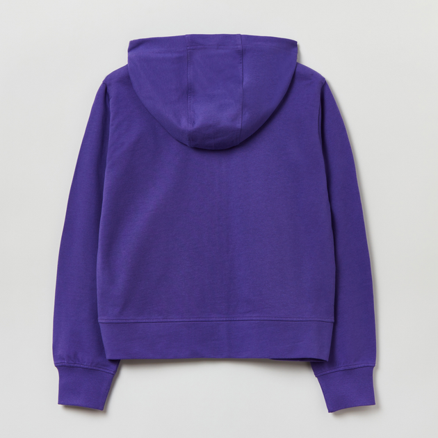 Bluza dla dziewczynki rozpinana z kapturem OVS Basic Solid Passion Flow 1827084 164 cm Fioletowa (8056781665985) - obraz 2