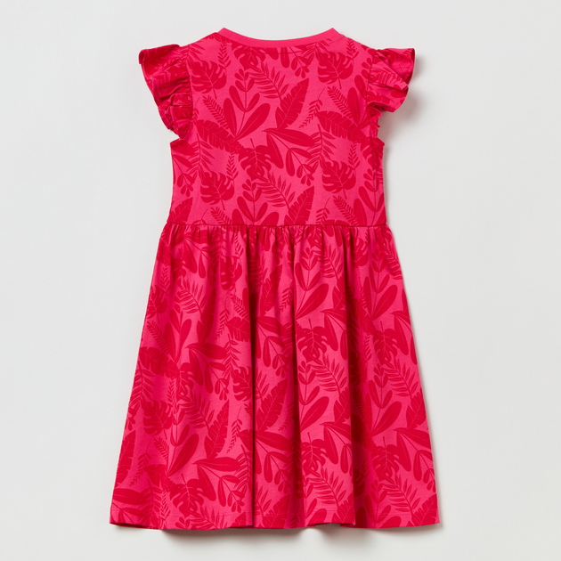 Дитяча сукня для дівчинки OVS Aop Dress Lt Magenta + Aop 1799869 110 см Рожева (8056781062821) - зображення 2
