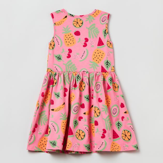 Дитячий літній сарафан для дівчинки OVS Aop Dress 15-2216 Aop 1804224 122 см Рожевий (8056781108390) - зображення 2