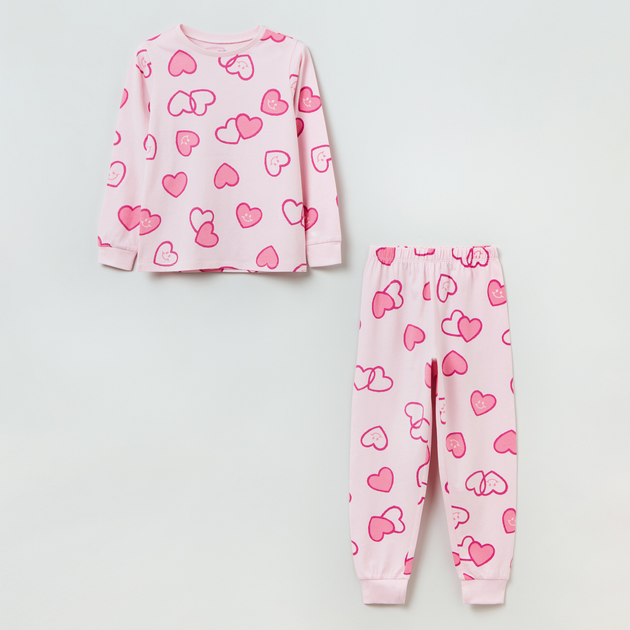 Піжама (футболка з довгими рукавами + штани) дитяча OVS Pyjama Sp 3/ Fairy Tale 1821578 116 см Pink (8056781581247) - зображення 1