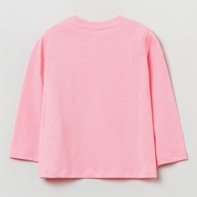 Футболка з довгими рукавами дитяча OVS T-Shirt Soli Candy Pink 1823680 80 см Pink (8056781611289) - зображення 2