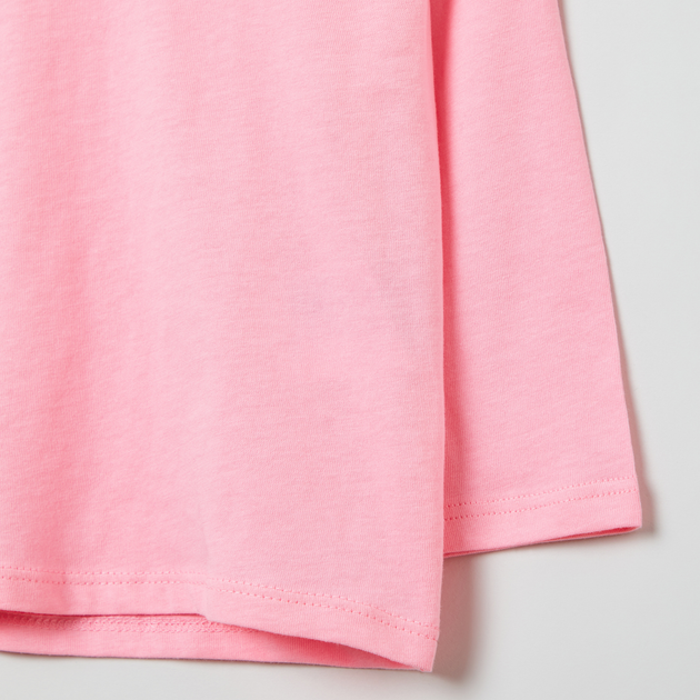 Koszulka z długim rękawem dziewczęca OVS T-Shirt Soli Candy Pink 1823680 80 cm Różowa (8056781611289/8056781611296) - obraz 3