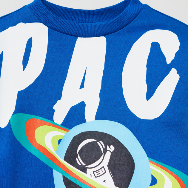 Дитячий комплект (світшот + штани) для хлопчика OVS Jogging Set Limoges 1816221 122 см Синій (8056781485866) - зображення 3