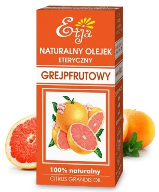 Eteryczny olejek Etja Grejpfrutowa 10 ml przy migrenie (5908310446134) - obraz 1