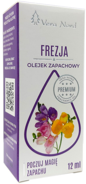 Eteryczny olejek Vera Nord Frezja 12 ml relaksuje I uspokaja (5906948848009) - obraz 1