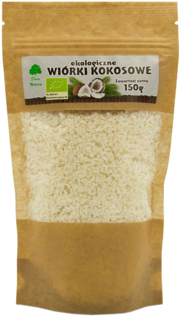 Dary Natury Wiórki Kokosowe 150 g ekologiczne (5903246861655) - obraz 1