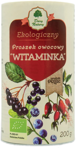 Суперфуд Dary Natury порошок фруктовий Witaminka EKO 200 г (5903246860306) - зображення 1