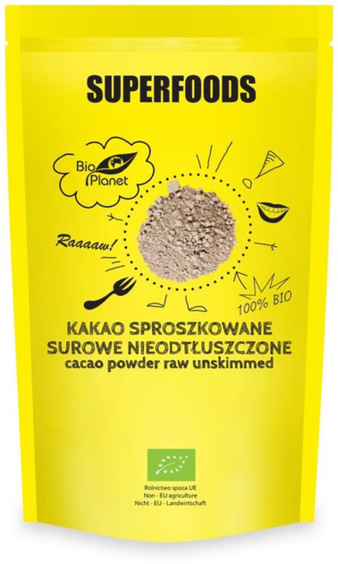 SUPERFOODS Kakao w proszku BIO 150 g BIO PLANET (5902175869954) - obraz 1