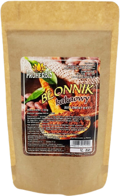 Proherbis Błonnik Kakaowy 120 g (5902687151400) - obraz 1