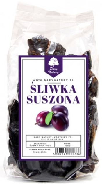 Dary Natury Śliwka Suszona Na Kompot 150 g (5902741000736) - obraz 1