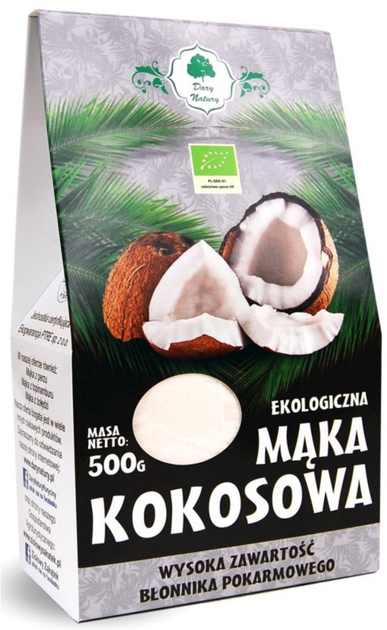 Борошно Dary Natury кокосове Eko 500 г (5902741009845) - зображення 1