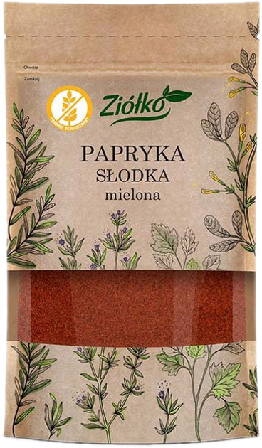 Спеція Ziółko Паприка солодка мелена без глютена 70 г (5904323160111) - зображення 1