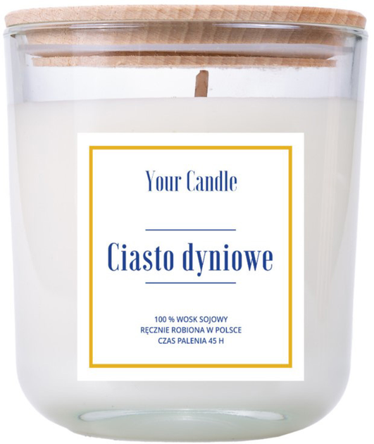 Your Candle Ciasto Dyniowe świeca sojowa 210 ml (5904890543553) - obraz 1