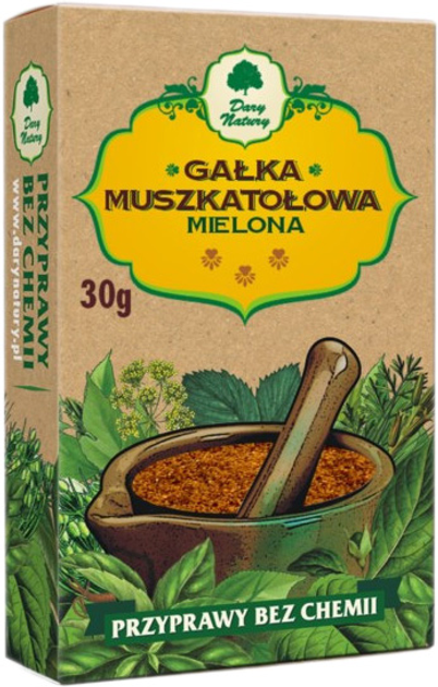 Dary Natury Gałka Muszkatołowa Mielona 30 g (5902741001900) - obraz 1