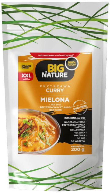 Big Nature Curry mielone 200 g (5903351624190) - obraz 1