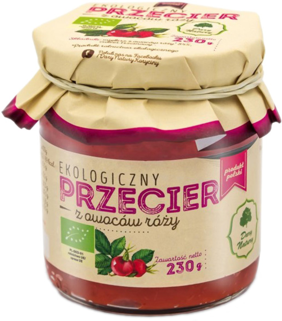 Dary Natury Przecier Z Owoców Róży Eko 450 g (5902741008343) - obraz 1