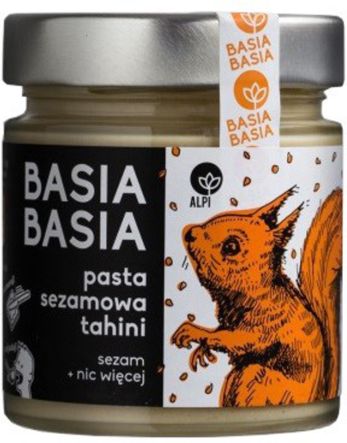 Pięć Przemian Pasta sezamowa Tahini 210 g Basia (5905279740112) - obraz 1