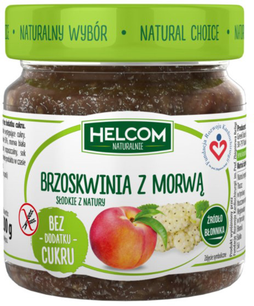 Helcom Pasta owocowa Brzoskwinia z Morwą 200 g (5902166719749) - obraz 1