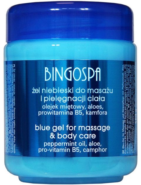 BingoSpa Żel Niebieski do masażu 500 g (5901842007712) - obraz 1