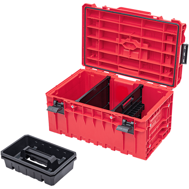 Великий ящик для інструментів об'ємом 38 літрів Qbrick System ONE 350 2.0 Technik RED Ultra HD Custom - изображение 2