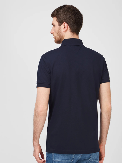 Koszulka polo męska regular fit Tommy Hilfiger MW0MW17770-DW5 XL Granatowa (8720113825674) - obraz 2