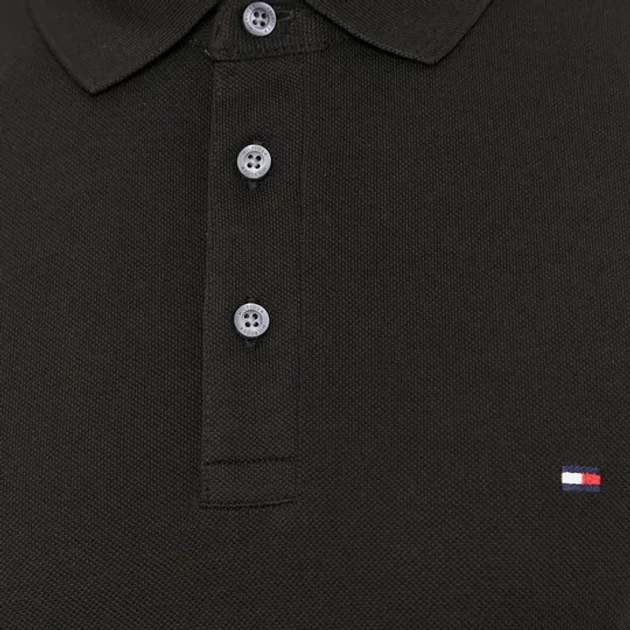 Koszulka polo męska Tommy Hilfiger MW0MW17770-BDS L Czarna (8720113850225) - obraz 5