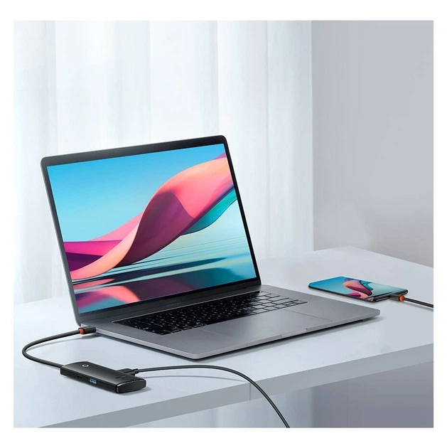 USB-Хаб Baseus Lite Series 4-in-1 (WKQX030301) - зображення 12