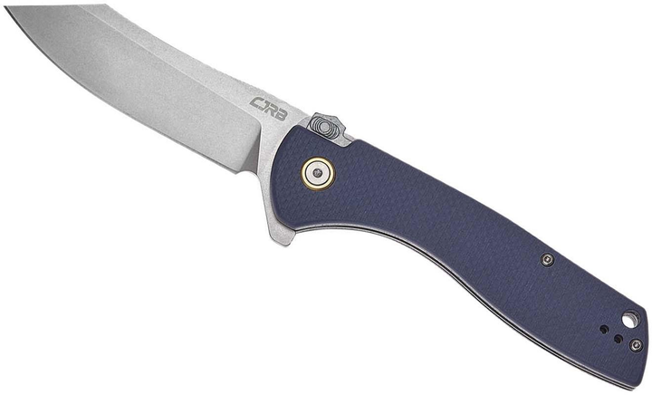 Нож CJRB Knives Kicker SW D2 G10 Blue (27980285) - изображение 1