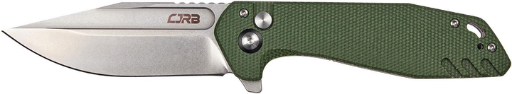 Ніж CJRB Knives Riff SW AR-RPM9 Steel Micarta Green (27980348) - зображення 2