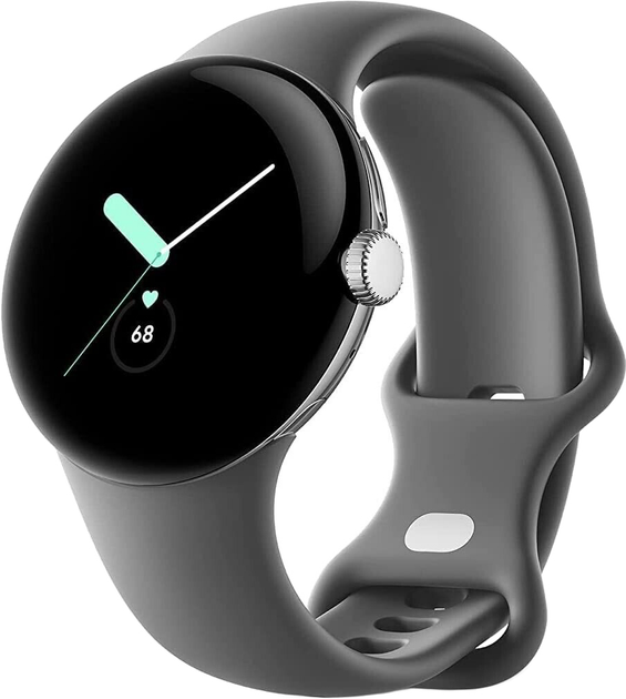 Smartwatch Google Pixel Watch WiFi Srebrny węgiel drzewny (GA03305-DE) - obraz 1