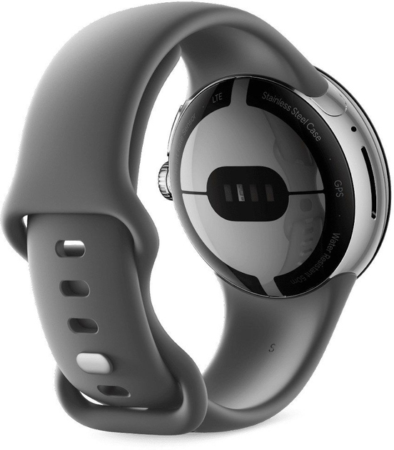 Smartwatch Google Pixel Watch WiFi Srebrny węgiel drzewny (GA03305-DE) - obraz 4