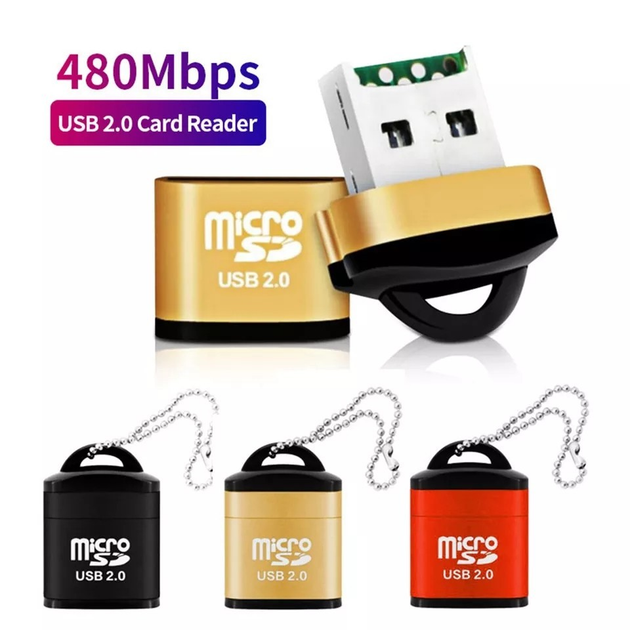 Устройство для чтения микро-SD карт памяти Card Rider USB Type-A Micro ...