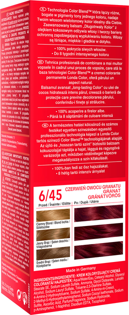 Farba do włosów Londa Professional 6/45 Granat (3614228816892) - obraz 3