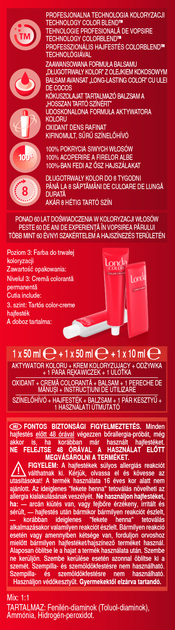 Farba do włosów Londa Professional 6/45 Granat (3614228816892) - obraz 5