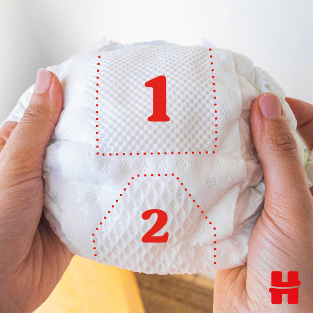 Підгузки Huggies Extra Care 0 3.5 кг 25 шт (5029053548647) - зображення 5