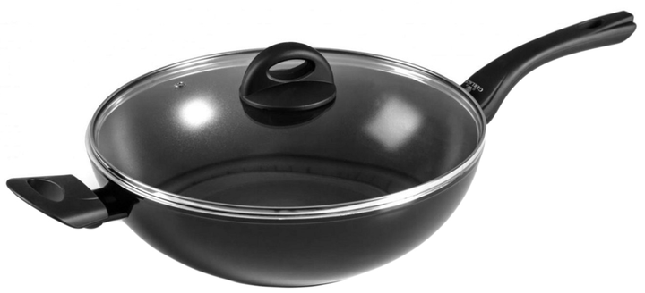 Сковорода Wok Gerlach Harmony Ilag NK325 з кришкою 30 см (5901035501119) - зображення 1