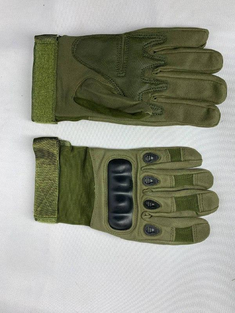 Тактические Перчатки С Закрытыми Пальцами Размер XL Oakley Олива OQW79 - изображение 2