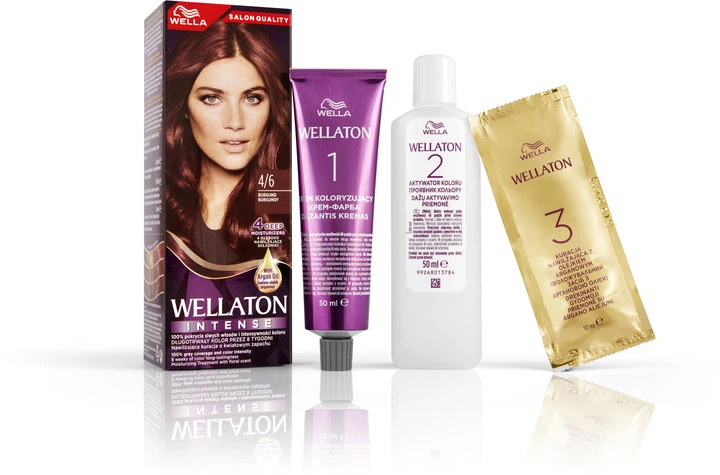 Farba do włosów Wella Wellaton Intense 4/6 Burgund 110 ml (4056800023042) - obraz 4
