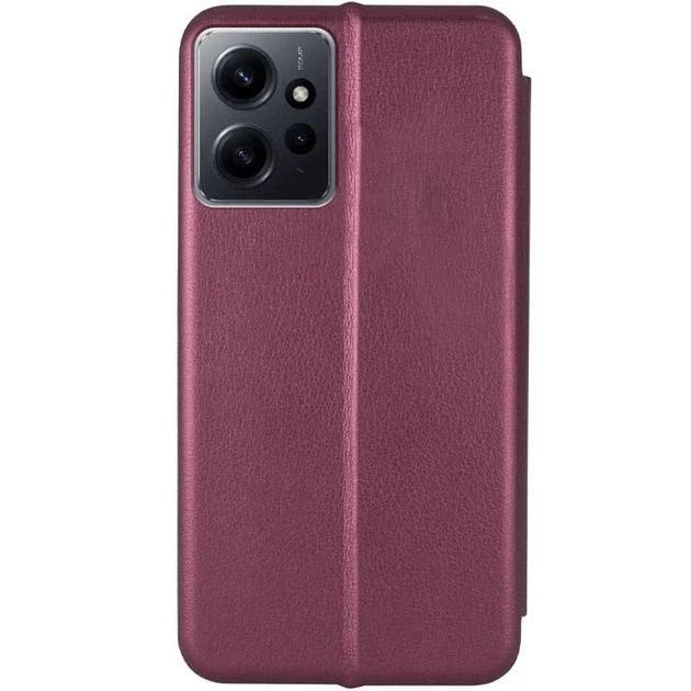 Чехол-книжка классический для Xiaomi Redmi Note 12 4G (Бордовый) Epik (163947) - изображение 2