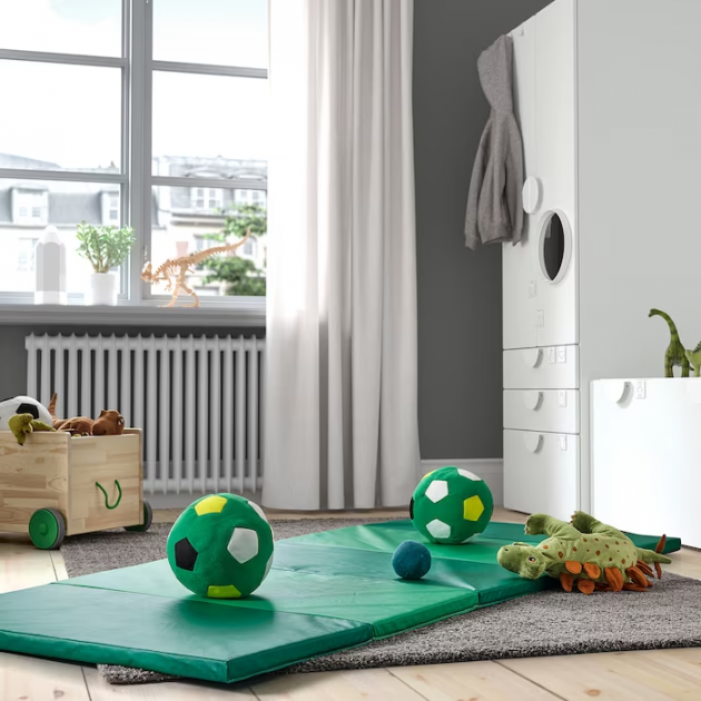 Складной гимнастический коврик IKEA PLUFSIG ПЛУФСИГ 305.522.69 зеленый/салатовый - Фото 5 Складной гимнастический коврик IKEA PLUFSIG ПЛУФСИГ 305.522.69 зеленый/салатовый - изображение 5