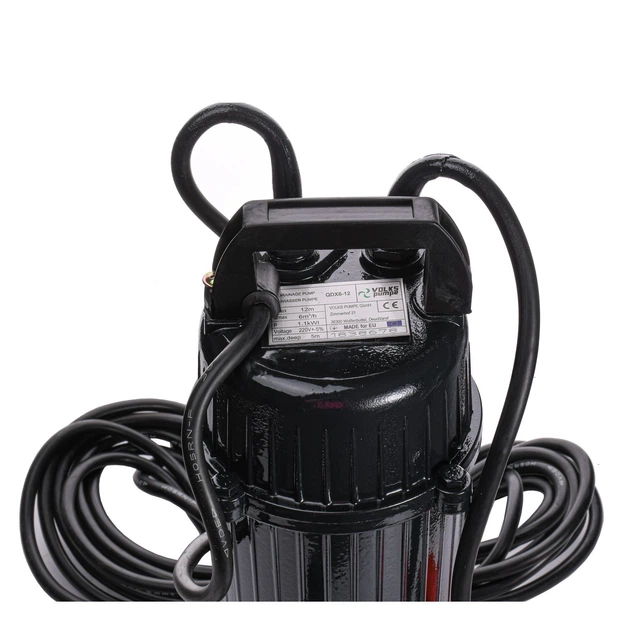 Насос дренажний VOLKS pumpe QDX6-12 1,1 кВт - зображення 5