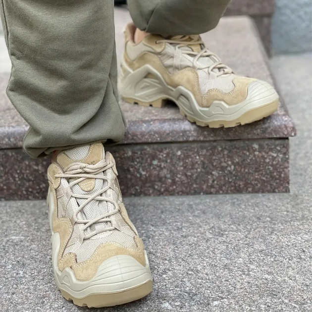 Чоловічі Тактичні Кросівки Vaneda / Легке взуття нубук койот розмір 40 - зображення 1