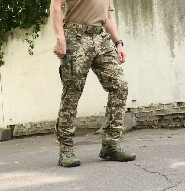 Тактичні штани "РАПТОР" піксель ріп-стоп з еластичною вставкою розмір 64 (903) - зображення 1
