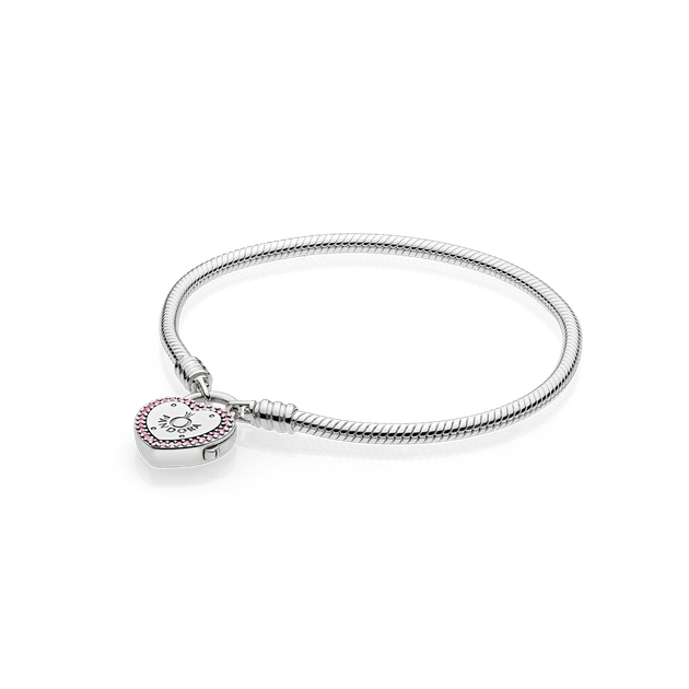 Серебряный браслет Pandora Moments 596438CZ 19 - Фото 1 Серебряный браслет Pandora Moments 596438CZ 19 - изображение 1