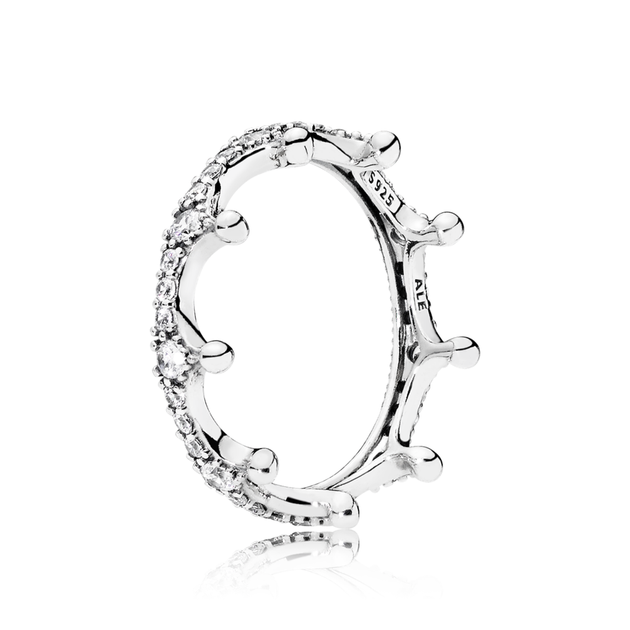 Срібне каблучка Pandora „Корона“ - Фото 1 Срібне каблучка Pandora „Корона“ - зображення 1