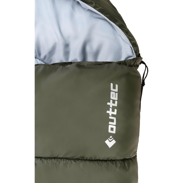 Спальный мешок одеяло Outtec демисезон с капюшоном хаки - Фото 7 Спальный мешок одеяло Outtec демисезон с капюшоном хаки - изображение 7