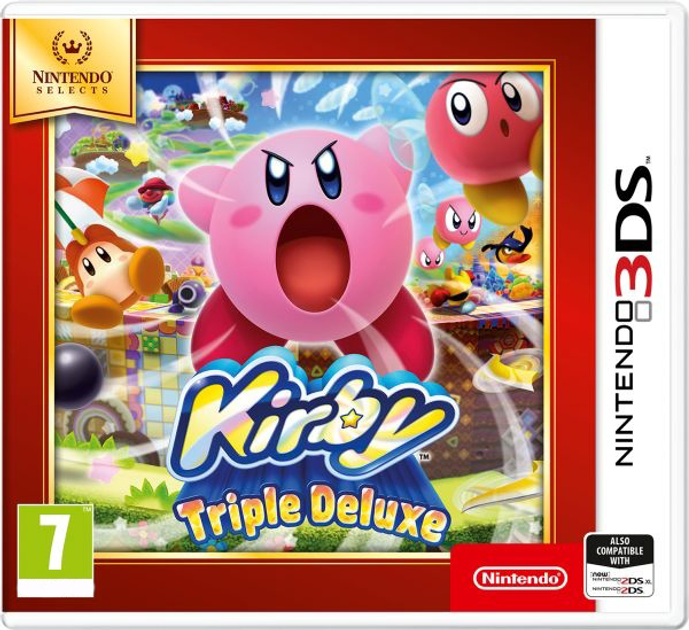 Гра Nintendo 3DS Kirby Triple Deluxe Select (Картридж) (45496476793) - зображення 1