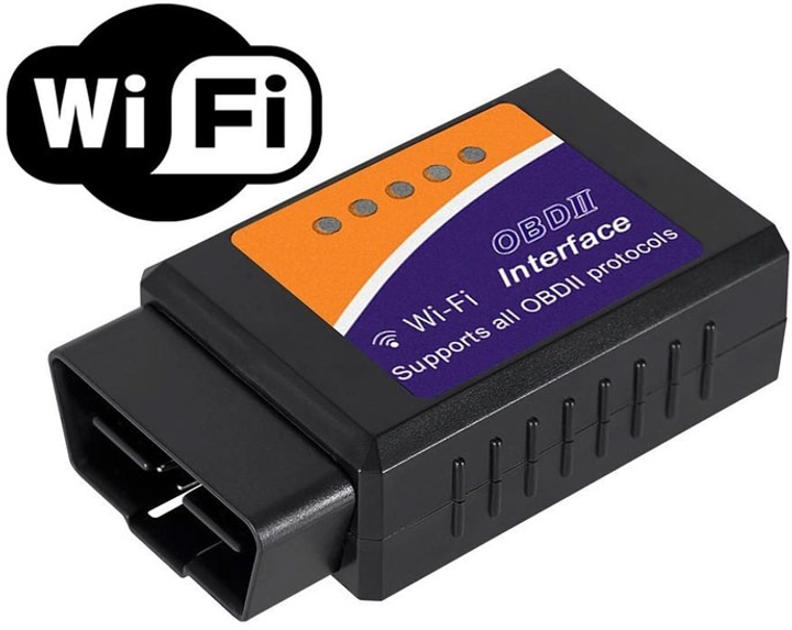 Діагностичний OBD-II автосканер ELM327 з підтримкою зʼєднання по Wi-Fi (AVS000002) - зображення 2