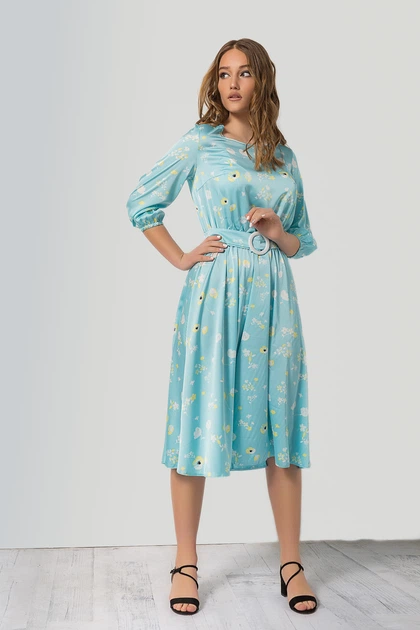 Платье Azuri 5818 XL Бирюзовое (581852XL) - Фото 1 Платье Azuri 5818 XL Бирюзовое (581852XL) - изображение 1