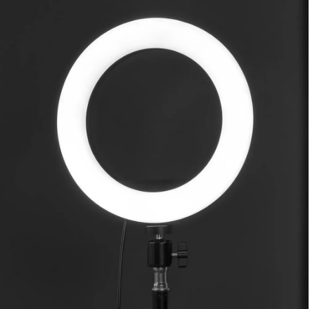 Лампа светодиодная кольцевая LED M20 (D=20см) проводной пульт, питание от USB - Фото 5 Лампа светодиодная кольцевая LED M20 (D=20см) проводной пульт, питание от USB - изображение 5